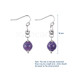 Natural Gemstone Dangle Earrings EJEW-JE03934-3