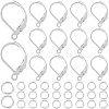 SOFPLATE 80Pcs 304 Stainless Steel Leverback Earring Findings STAS-SP0001-12-1