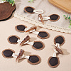 5 Pairs Resin Buttons BUTT-TA0001-48A-5