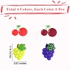 12Pcs 4 Style Silicone Beads JX771A-2