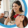 10 Pairs Brass Stud Earrings EJEW-PH0001-52B-5