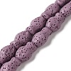 Natural Lava Rock Beads Strands G-U007-01I-1