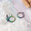 2Pcs 2 Style Alloy Magnetic Locket Pendants PALLOY-TA0002-33M-5