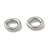 Tarnish Resistant 304 Stainless Steel Open Jump Rings X-STAS-Q186-02-3x0.6mm-3