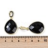 Natural Mixed Gemstone Faceted Teardrop Pendants G-B126-04G-4