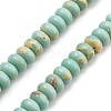 Synthetic Aqua Terra Jasper Beads Strands G-F224-02-8x5mm-01-1