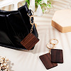 Walnut Wood Pendant Keychains KEYC-TAC0034-06A-8