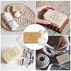 Clear Acrylic Soap Stamps DIY-WH0444-002-5