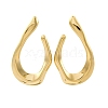 304 Stainless Steel Teardrop Stud Earrings EJEW-B108-13G-4