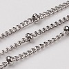 Tarnish Resistant 3.28 Feet 304 Stainless Steel Twisted Chains Curb Chains X-CHS-K002-10-1