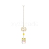 Metal Hollow Lotus Hanging Ornaments PW-WGD8DCC-03-1