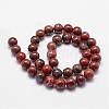 Natural Brecciated Jasper Bead Strands G-D840-67-6mm-2