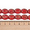 Czech Pressed Glass Beads GLAA-I061-24-4