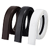 3Pcs 3 Colors No Buckle Imitation Leather Waist Belt AJEW-GA0006-54B-1