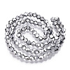 Electroplate Glass Bead Strands LS-EGLA-R094-4mm-15-2