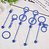 Spritewelry 5Pcs Alloy and Brass Bar Beadable Keychain for Jewelry Making DIY Crafts DIY-SW0001-15A-4