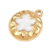 304 Stainless Steel Enamel Pendants STAS-P430-03B-G03-2