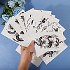 20Pcs 20 Styles Removable Temporary Water Proof Tattoos Paper Stickers DIY-CP0012-48C-7