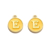 Golden Plated Alloy Enamel Charms ENAM-Q437-13E-1