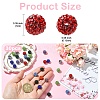 30Pcs Pave Disco Ball Beads RB-YW0001-14H-3