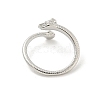 Brass Cup Peg Open Cuff Ring Settings LS-KK-G518-10P-01-3