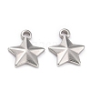 Non-Tarnish 304 Stainless Steel Charms STAS-O145-30P-1