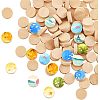 Olycraft Beech Wooden Round Pieces WOOD-OC0002-39-1