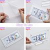 CHGCRAFT 3 Sets Transparent Acrylic Currency Display Frames ODIS-CA0001-14-3