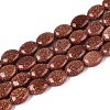 Synthetic Goldstone Beads Strands G-T142-22-4