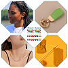 Graduation Theme Alloy Enamel Book & Pencil & Doctoral Cap Pendant Locking Stitch Markers HJEW-AB00078-6