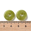 Resin Imitation Gemstone Donut/Pi Disc Charms RESI-A035-04-3