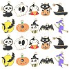 40Pcs 10 Styles Halloween Alloy Enamel Pandants ENAM-CJ0004-14-1