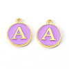 Golden Plated Alloy Enamel Charms LS-ENAM-S118-10A-1