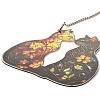 Stained Acrylic & Iron Suncatchers HJEW-F022-01C-4