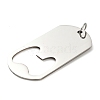 304 Stainless Steel Big Pendants STAS-H438-01P-2