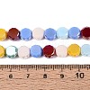 Electroplate Glass Beads Strands EGLA-N022-03A-A10-4
