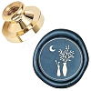 Wax Seal Brass Stamp Head AJEW-WH0209-562-1