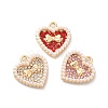 Alloy Rhinestone Pendants ALRI-E006-02LG-1