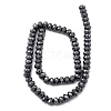 Synthetic Terahertz Stone Beads Strands G-H327-N03-01-2