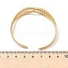 304 Stainless Steel Cuff Bangles for Women BJEW-B120-07G-02-5