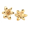 304 Stainless Steel Ear Studs EJEW-P282-02D-G-2