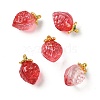 Transparent Glass Pendants GLAA-P072-03G-08-1