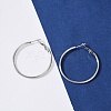 Tarnish Resistant 201 Stainless Steel Hoop Earrings EJEW-F188-24P-B-5