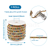 Fashewelry Zinc Alloy Rhinestone Strass Chains FIND-FW0001-30G-3