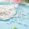 48Pcs 8 Style Acrylic Imitation Pearl Charms OACR-TA0001-09-13