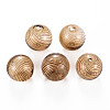 Transparent Handmade Blown Glass Globe Beads GLAA-T012-40A-01-1