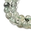 Natural Prehnite Beads Strands G-G457-6mm-03-6