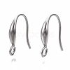 Tarnish Resistant 304 Stainless Steel Earring Hooks STAS-S079-163-1