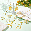 DICOSMETIC 30Pcs 3 Styles  Easter Theme Alloy Open Back Bezel Pendants FIND-DC0001-90-6