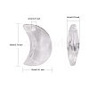 Transparent Acrylic Pendants TACR-525-01-2